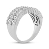 Thumbnail Image 2 of Adore Diamond Multi-Row Anniversary Ring 2 ct tw 10K White Gold