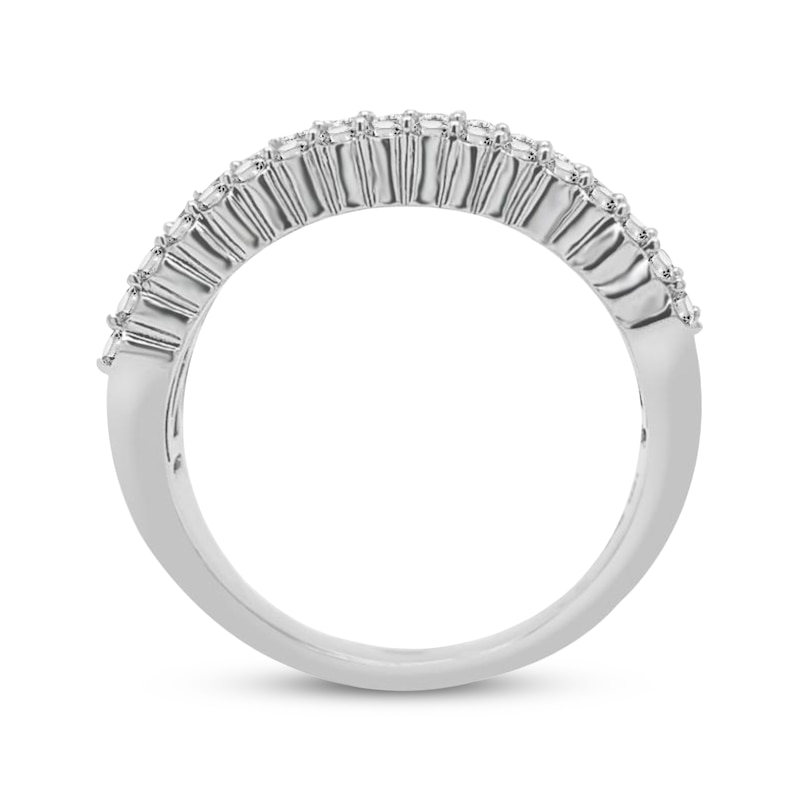 Main Image 3 of Adore Diamond Multi-Row Anniversary Ring 2 ct tw 10K White Gold