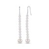 Thumbnail Image 1 of Cultured Pearl Drop Earrings Sterling Silver