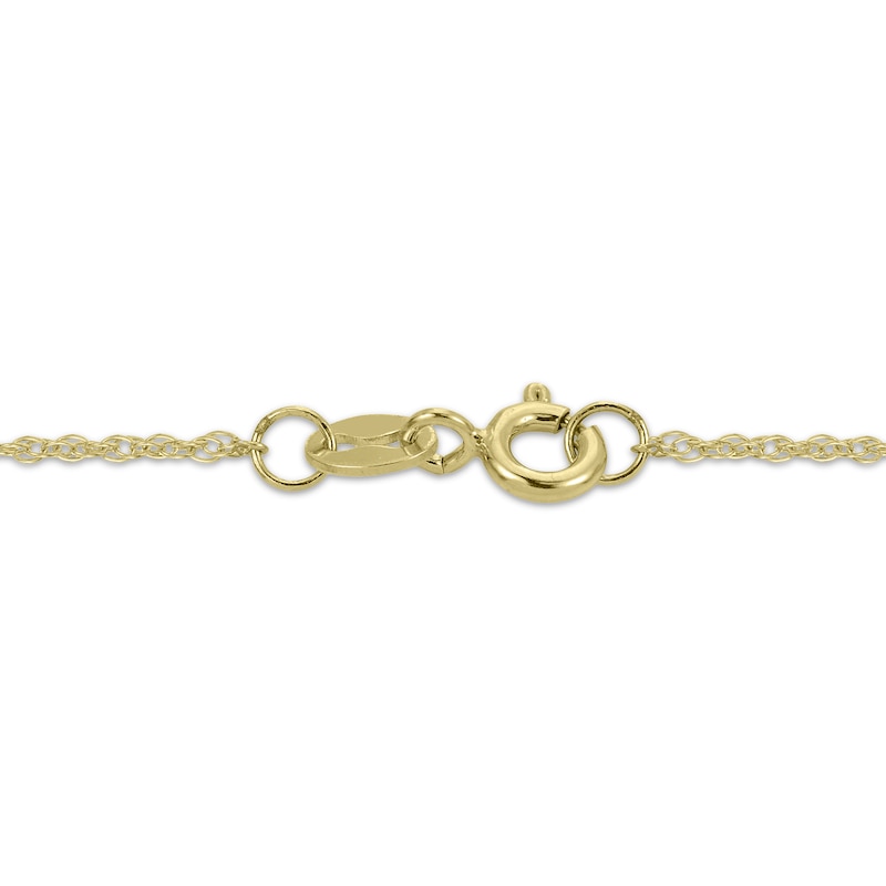 Main Image 2 of Cultured Akoya Pearl & Diamond Accent Chain Link Necklace 14K Yellow Gold 18"