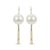 Thumbnail Image 2 of Cultured Pearl Threader Earrings 14K Yellow Gold