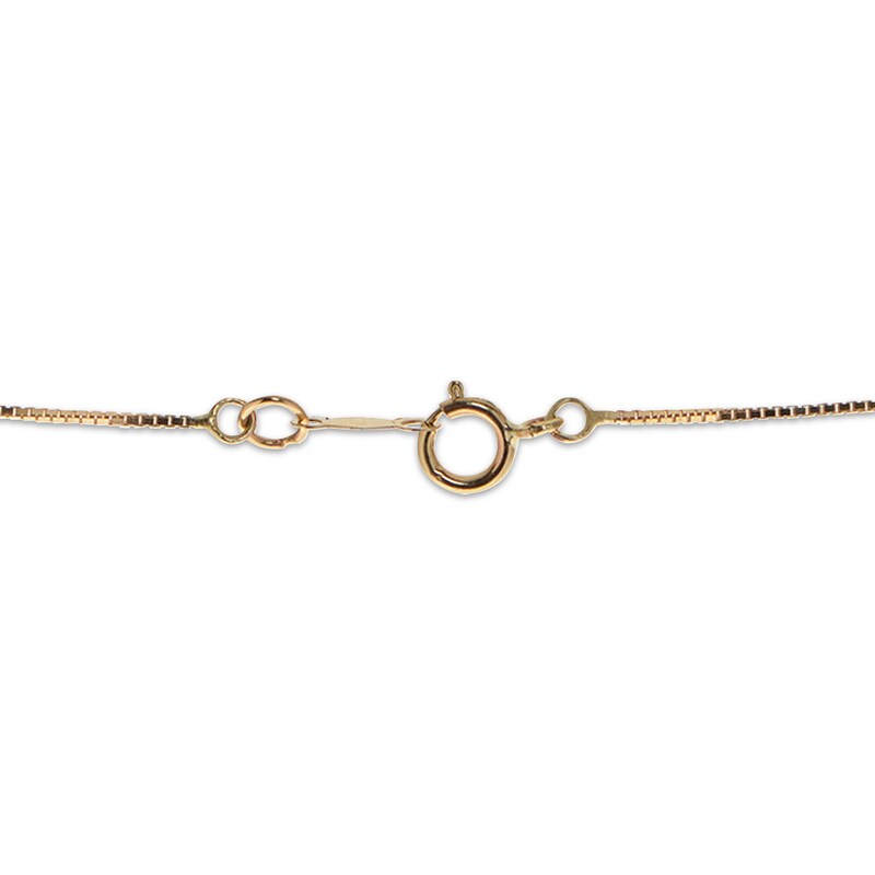 Main Image 2 of Cultured Pearl Graduated Station Necklace 10K Yellow Gold 17.5"