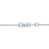 Thumbnail Image 5 of Pear-Shaped Lab-Created Opal & White Lab-Created Sapphire Penguin Necklace Sterling Silver 18"
