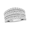 Thumbnail Image 1 of Adore Diamond Five-Row Anniversary Ring 1-1/2 ct tw 14K White Gold