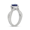 Thumbnail Image 8 of Neil Lane Heart-Shaped Tanzanite & Diamond Halo Engagement Ring 3/8 ct tw 14K White Gold