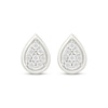 Thumbnail Image 2 of Diamond Teardrop Earrings 1/10 ct tw Sterling Silver