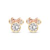 Thumbnail Image 2 of Children's Minnie Mouse Cubic Zirconia Stud Earrings 14K Two-Tone Gold