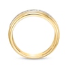 Thumbnail Image 3 of Men's Baguette-Cut Diamond Channel Fashion Ring 1/2 ct tw 10K Yellow Gold