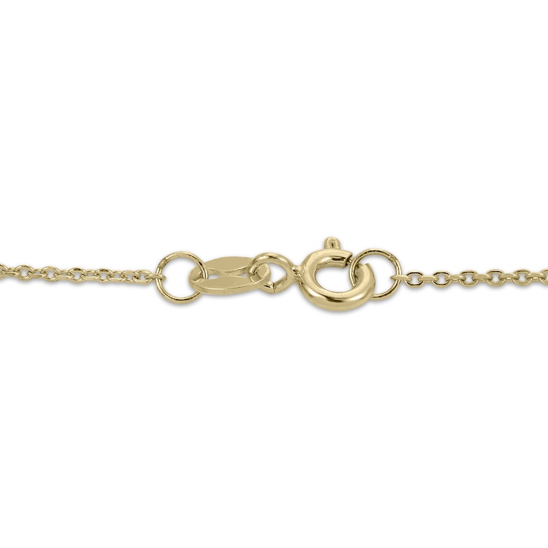 Main Image 2 of Cultured Pearl Station Necklace 14K Yellow Gold 18"