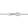 Thumbnail Image 2 of Cultured Pearl & White Lab-Created Sapphire Layered Necklace Sterling Silver 18"
