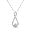 Thumbnail Image 1 of KAY Lab-Grown diamonds Infinity Necklace 1/3 ct tw Sterling Silver 18"