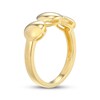Thumbnail Image 2 of Three Disc Ring 18K Yellow Gold-Plated Sterling Silver