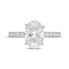 Thumbnail Image 3 of Neil Lane Artistry Oval-Cut Lab-Grown Diamond Hidden Halo Engagement Ring 3-5/8 ct tw 14K White Gold