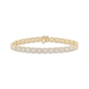Thumbnail Image 1 of KAY Lab-Grown Diamonds Men's Cushion Link Bracelet 12-3/8 ct tw 10K Yellow Gold 8.5"