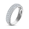 Thumbnail Image 2 of Lab-Grown Diamond Three-Row Anniversary Ring 1 ct tw 10K White Gold