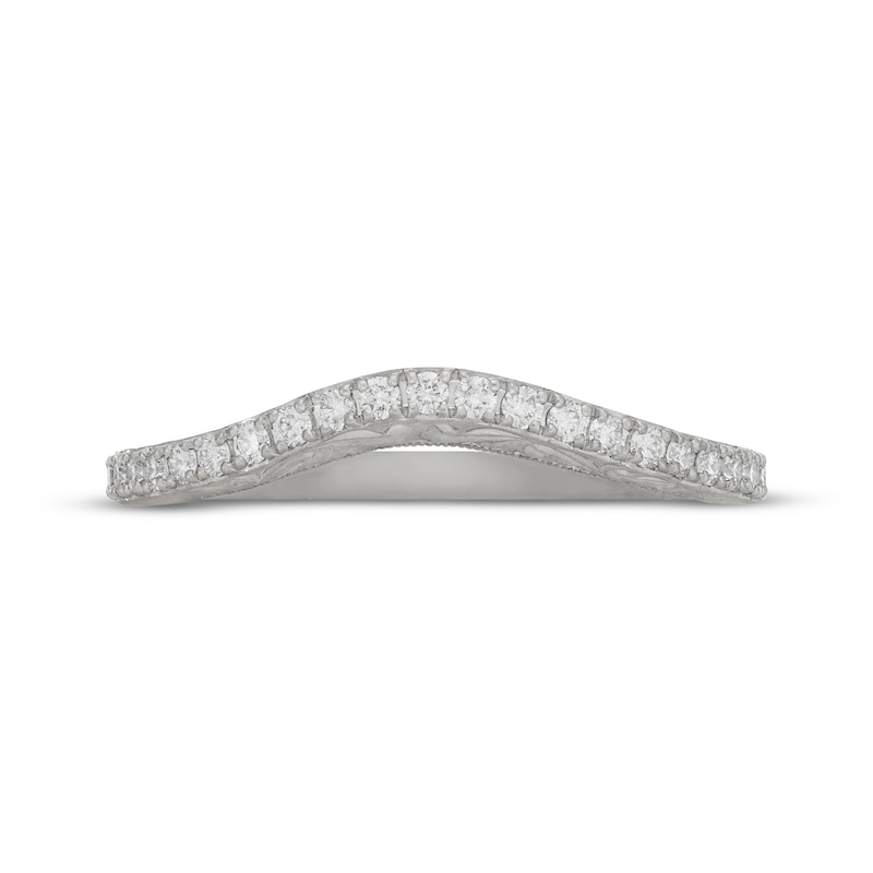 Main Image 3 of Neil Lane Artistry Heritage Lab-Grown Diamond Contour Anniversary Ring 1/4 ct tw Platinum