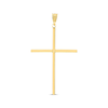 Thumbnail Image 1 of Flat Cross Charm Necklace 14K Yellow Gold