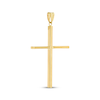 Thumbnail Image 2 of Flat Cross Charm Necklace 14K Yellow Gold
