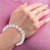 Thumbnail Image 2 of Cultured Pearl Bracelet Sterling Silver 7.5"