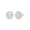 Thumbnail Image 1 of KAY Lab-Grown Diamonds Halo Stud Earrings 3-1/2 ct tw 14K White Gold (F/SI2)