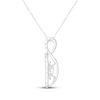 Thumbnail Image 3 of Unstoppable Love Oval-Cut Lab-Grown Diamond Necklace 2-1/2 ct tw 10K White Gold 18"