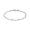 Thumbnail Image 3 of 3mm Singapore Chain Necklace & Bracelet Set Sterling Silver