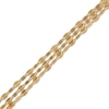 Thumbnail Image 2 of Multi-Strand Mirror Chain Bracelet Solid 14K Yellow Gold 7.25"