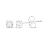 Thumbnail Image 1 of KAY Lab-Grown Diamonds Round-Cut Solitaire Stud Earrings 3/8 ct tw 10K White Gold (I/SI2)