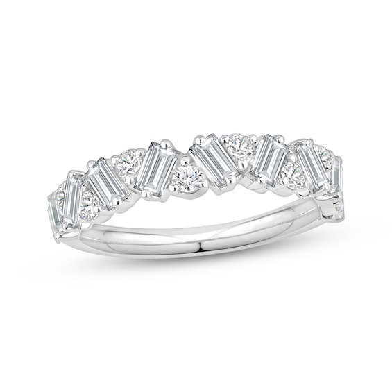 Adore Lab-Grown Diamonds Baguette & Round-Cut Wedding Band 1 ct tw 14K White Gold