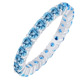 Stackable Birthstone Eternity Ring