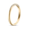 Thumbnail Image 2 of Adore Diamond Diagonal Wedding Band 1/10 ct tw 10K Yellow Gold