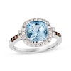 Thumbnail Image 1 of Le Vian Aquamarine Ring 1/3 ct tw Diamonds 14K Vanilla Gold