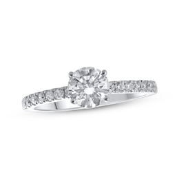 Lab-Created Diamonds by KAY Round-Cut Engagement Ring 1-1/4 ct tw 14K White Gold