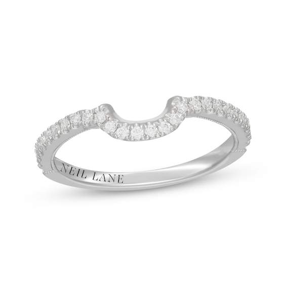 Neil Lane Diamond Contour Wedding Band 1/4 ct tw 14K White Gold