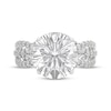Thumbnail Image 6 of THE LEO Legacy Lab-Grown Diamond Round-Cut Twist Shank Engagement Ring 3-3/4 ct tw 14K White Gold