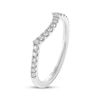 Thumbnail Image 8 of THE LEO Legacy Lab-Grown Diamond Contour Wedding Band 1/4 ct tw 14K White Gold