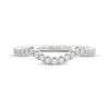 Thumbnail Image 9 of THE LEO Legacy Lab-Grown Diamond Contour Wedding Band 1/4 ct tw 14K White Gold