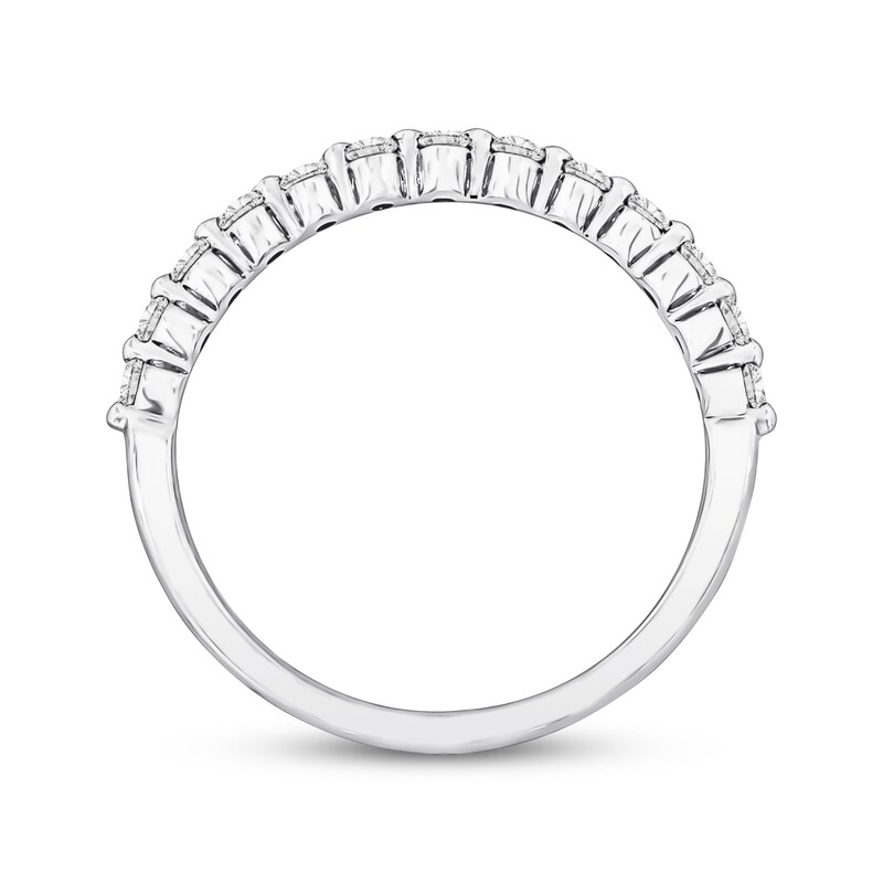 Main Image 4 of Adore Diamond Anniversary Band 1/3 ct tw Round-cut 10K White Gold
