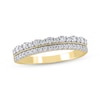 Thumbnail Image 1 of Adore Diamond Two-Row Anniversary Ring 1/2 ct tw 14K Yellow Gold