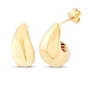 Thumbnail Image 1 of Tapered Dome Teardrop Earrings 14K Yellow Gold