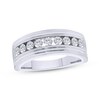 Thumbnail Image 1 of Men's Diamond Channel Fashion Ring 1 ct tw 10K White Gold