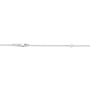 Thumbnail Image 4 of Baguette-Garnet Cross Necklace Sterling Silver 18"