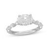 Thumbnail Image 1 of Neil Lane Artistry East West Oval-Cut Lab-Grown Diamond Engagement Ring 2-1/5 ct tw 14K White Gold