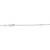 Thumbnail Image 4 of Lab-Created Ruby & White Lab-Created Infinity Necklace Sterling Silver 18"