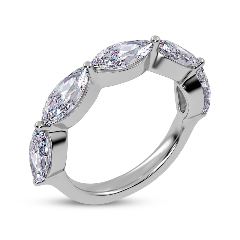 Main Image 2 of Adore Lab-Grown Diamonds Marquise-Cut East-West Anniversary Ring 2 ct tw 14K White Gold