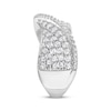 Thumbnail Image 2 of Diamond Wave Ring 3/4 ct tw 10K White Gold