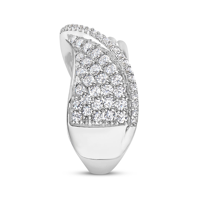 Main Image 2 of Diamond Wave Ring 3/4 ct tw 10K White Gold