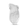 Thumbnail Image 3 of Diamond Wave Ring 3/4 ct tw 10K White Gold