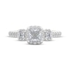 Thumbnail Image 3 of THE LEO Prisma Diamond Princess-Cut Three-Stone Engagement Ring 1 ct tw 14K White Gold