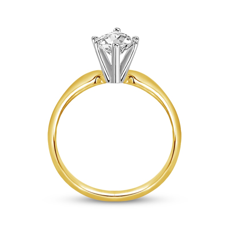 Main Image 2 of Adore Pear-Shaped Diamond Solitaire Engagement Ring 1 ct tw 14K Yellow Gold (I/I1)